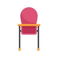 Feeding chair icon flat isolated vector Royalty Free Stock Photo