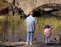 Feeding the ducks