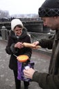 Feeding of the homeless