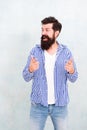 Feel cosy in denim look. Male casual fashion style. barber care for real men. brutal hipster with mustache. Mature Royalty Free Stock Photo