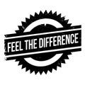 Feel The Difference rubber stamp Royalty Free Stock Photo