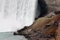 Feel the power of the Niagara Falls Royalty Free Stock Photo