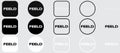 Feeld Logo Icon Mega Set Full Vector Bundle for Branding, Print, and Digital Use Royalty Free Stock Photo