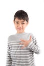 FEELING ASL Sign language communication Royalty Free Stock Photo