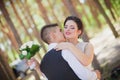 Feelings wedding kiss Royalty Free Stock Photo