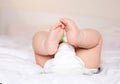 Feet of a baby Royalty Free Stock Photo