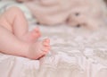 Feet of the baby Royalty Free Stock Photo