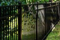 Black Aluminum Fence Royalty Free Stock Photo