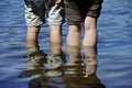 Feet in Cool Water Royalty Free Stock Photo