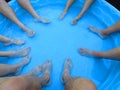 Feet Cooling Pool Party