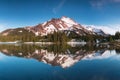 At 10,492 feet high, Mt Jefferson is Oregon`s second tallest mountain.Mount Jefferson Wilderness Area, Oregon Royalty Free Stock Photo