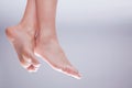 Feet nature close up Royalty Free Stock Photo