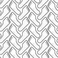 feet pattern seamless. legs background. footprints texture Royalty Free Stock Photo