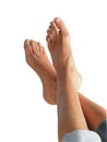 Feet With Pedicure Royalty Free Stock Photo