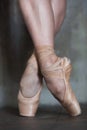 Feet of prima ballerina Royalty Free Stock Photo