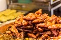 Feets of Pig, a kind of famous street food or snack in Qingyan Ancient Town, Guizhou province, China. The old town is a very