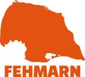Fehmarn map with name