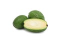 Feijoa, isolated Royalty Free Stock Photo