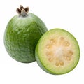 Feijoa (Pineapple Guava). isolated on Royalty Free Stock Photo