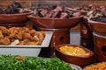 Feijoada buffet traditional Brazilian dishbean stew.restaurant feijoada buffet