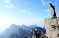 Feilai rock in Huangshan mountain