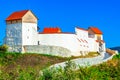 Feldioara, Brasov, Romania: Medieval fortress Marienburg in Tran