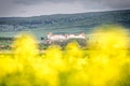 Feldioara fortress near Brasov, Romania, also known as Marienburg. The most important Teuton Knights fortress in Transylvania Royalty Free Stock Photo