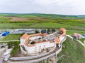 Feldioara Marienburg medieval fortress near Brasov, Romania, Th Royalty Free Stock Photo