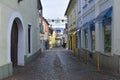 Street in Feldkirchen in Karnten, Austria
