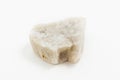 Ore feldspar on white background. Royalty Free Stock Photo