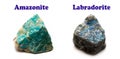 Feldspars minerals Royalty Free Stock Photo
