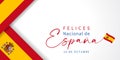 Felices Nacional de Espana flags banner