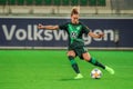 Felicitas Rauch in action during the soccer match