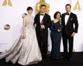 Felicity Jones, Adam Stockhausen, Anna Pinnock and Chris Pratt