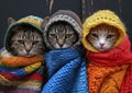 Feline Fashion: A Seasonal Style Story on Three Stylish Cats in