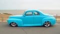 Classic Blue Ford Coupe Hot rod Royalty Free Stock Photo