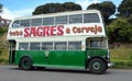 Vintage Green Double Decker Bus