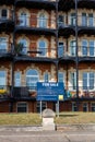 Felixstowe Suffolk UK September 17 2021: The old Cliff Hotel on Felixstowe seafront that has been converted into luxury apartments Royalty Free Stock Photo