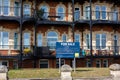 Felixstowe Suffolk UK September 17 2021: The old Cliff Hotel on Felixstowe seafront that has been converted into luxury apartments Royalty Free Stock Photo