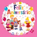 Feliz Aniversario Brazilian Portuguese Happy Birthday