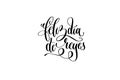 Feliz dia de reyes - happy epiphany written in Spanish