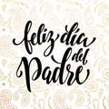 Feliz Dia del Padre Father Day greeting card in Spanish