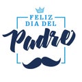 Feliz dia del padre spanish elegant lettering