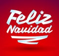 Feliz Navidad - Merry Christmas spanish text