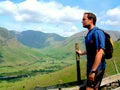 Fell Walker, Wasdale, Cumbria. Royalty Free Stock Photo