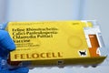 Felocell 4, modified live attenuated strains vaccine feline rhinotracheitis virus, calicivirus, panleukopenia virus