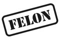 Felon Stamp Vector Royalty Free Stock Photo