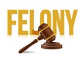 felony concept icon illustration design Royalty Free Stock Photo