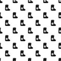 Felt boot pattern, simple style Royalty Free Stock Photo