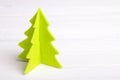 Felt Christmas tree Royalty Free Stock Photo